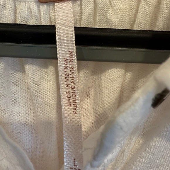 Free People White Low Down Henley Top - Large - Picture 4 of 4